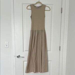 Mango A Line Sleeveless Maxi Dress